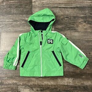 Green London Fog toddler rain jacket BNWT